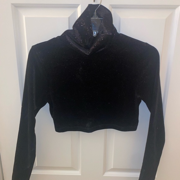 Bunny Holiday x American Apparel cropped black turtleneck - Picture 1 of 2